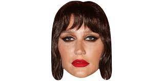 We weren't kidding when we said that celebrities really do love changing their look for the biggest music festival of the season. Kesha Brown Hair Celebrity Mask Celebrity Cutouts
