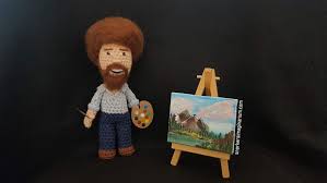 Embroidery & cross stitch patterns. Bob Ross Doll Crochet Pattern By Snorkers Imaginarium