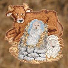 Cross stitch house cross stitch tree cross stitch books cross stitch charts cross stitch patterns san francisco architecture san francisco houses blackwork cross stitch cross stitching. Baby Jesus Ornament Cross Stitch Kit