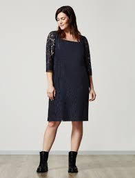 Discover the wide selection of elegant and feminine women's clothing. Schlauchkleid Aus Makramee Spitze Dunkelblau Dedica Marina Rinaldi