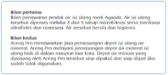 Dalam artikel ini, berisi kunci jawaban soal yang ada dalam pembelajaran 2 di halaman 9, 10, 11, dan 16. Informasi Yang Diperoleh Dari Iklan Halaman 31 Belajar Kurikulum 2013