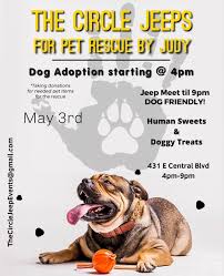 We are here to help save these dogs in need, rehabilitate them and then help them find their forever homes. The Circle Jeeps For Pet Rescue By Judy Orlando Fl May 3 2021 4 00 Pm