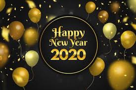 Vector Luxury Happy Birthday Background New Year 2020 Happy New Year 2020 Newyear