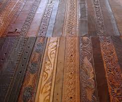 Flooring Made From Old Leather Belts By Ting Vintage Leather Belts Flooring House Flooring