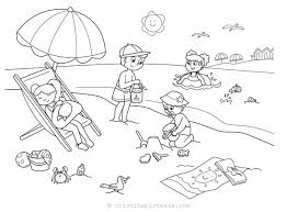 In this pages, you will find animals coloring pages : Summer Coloring Pages Drawingsr And Painting Free Beach Sheets Ocean Kids Tropical Slavyanka