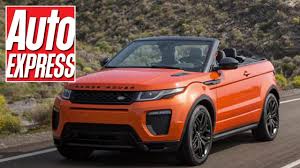 New Range Rover Evoque Convertible First Look At The 2016 Drop Top Suv Youtube
