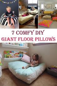 7 Diy Giant Floor Pillows Floor Pillows Diy Oversized Floor Pillows Giant Floor Pillows