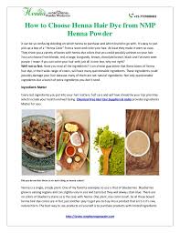Looking for a natural alternative to synthetic dyes? How To Choose Henna Hair Dye From Nmp Henna Powder