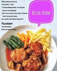 Met Malam Moms Hasil Karya Hari Ini Numpang Lewat Si Bistik Ayam Daging Ayam Cincang Dengan Saus Bistik Asam Manis Bisa Jadi