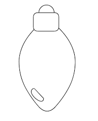 Free printable cactus coloring pages. Christmas Lights Coloring Pages Printable Coloring Pages