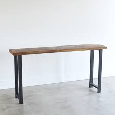 Check spelling or type a new query. Reclaimed Wood Console Table With H Shaped Metal Legs What We Make