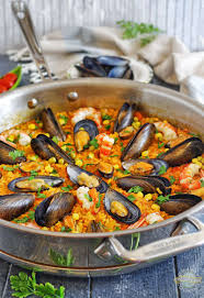 Seafood Paella Recipe Seafood Dinner Seafood Paella Seafood Recipes Healthy