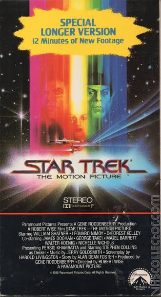 Star Trek: The Motion Picture (Special Longer Version) | VHSCollector.com