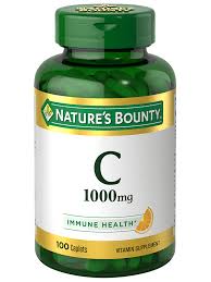 Daily intake of vitamin c 1000mg. Vitamin C 1 000 Mg 100 Caplets Nature S Bounty Be Your Healthy Best