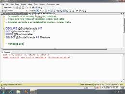 How To Declare And Initialize Variables In T Sql Part 1 Youtube