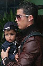 Cristiano Ronaldo and Cristiano Ronaldo Jr