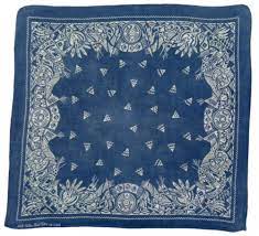 Love A Good Pattern Vintage Bandana Bandana Design Feeling Blue