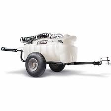 You need to buy the tow behind sprayer with boom which allows you to cover more than 80 inches. Tow Behind Sprayers At Tractor Supply Co