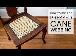 How To Replace Pressed Cane Webbing Youtube In 2020 Cane Back Chairs Redo Furniture Diy Cleaning Products