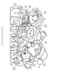 Download print and color away! Cute Christmas Coloring Page Free Printable Pdf From Primarygames