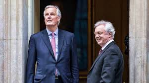 Leaders to speak as eu negotiator michel barnier leaves london for brussels after trade talks break down. Rencontre Avec Les Deux Negociateurs Du Brexit David Davis Et Michel Barnier