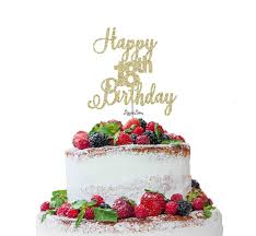 You should wish her to live her life on its full and enjoy every moment. Happy 18th Birthday Pretty Cake Topper Glitter Card Lissielou