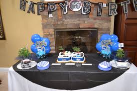 Birthday Party Table Decorations Centerpieces Cake Table Decor For A 50th Birthday Classic Car Birthday Party Car Themed Parties Classic Cars Birthday Party Cars Party
