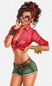 Women's workout vital short sleeve seamless crop top gym sport shirts. Woman In Pink Crop Top And Green Short Shorts Illustration Fashion Female Pin Up Girl Model Girl Celebrities Woman Png Pngegg