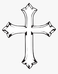 There is also a crown of thorns and a palm branch, both also symbols of lent. Tattoo Christian Cross Drawing Latinsk Kors Jesus Cross Drawing Hd Png Download Kindpng