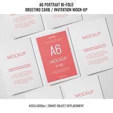 A6 Bi Fold Invitation Card Mockup Paid Affiliate Ad Fold Card Invitation Bi In 2020 Invitation Cards Invitations Mockup