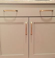 Champagne Bronze Hardware Dove Gray Island Wellborn Cabinets Wellborn Cabinets Guest Bathroom Renovation Bronze Kitchen Hardware