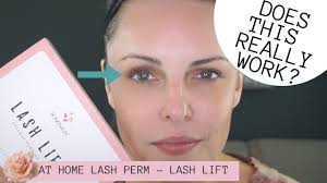 This cosmetic enhancement is a great solution for individuals who. At Home Lash Lift Lash Perm Does It Really Work Youtube