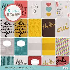 Soyez au top pour la rentrée avec ma vie en couleurs ! Kit Ma Vie En Couleurs En Telechargement Cdip Boutique Logiciel De Genealogie Et Scrapbooking