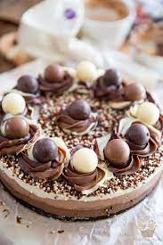 Triple Chocolate No Bake Cheesecake Recept Bakning Sotsaker Recept
