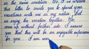 Format of informal letter are easy to the compare of formal letter. How To Write A Letter To Invite Your Friend To Spend Summer Holidays Youtube