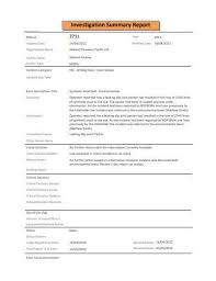 3ho letter on investigation findings. Free 8 Investigation Summary Report Samples In Pdf Doc