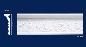 Cornice In Gesso Da 24 5 Cm 34 B Per Pareti E Superfici Piane