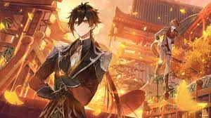Venti (genshin impact), bard, fantasy art, anime boys. Wallpaper Genshin Impact 2560x1440 Tpksongs 1986943 Hd Wallpapers Wallhere