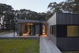 Fish Creek House By Archiblox Sustainable Steel Prefab Modern Prefab Homes Prefab Homes Australia Prefab Homes