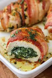 Rub olive oil on the chicken. Spinach Stuffed Chicken Breasts Spend With Pennies