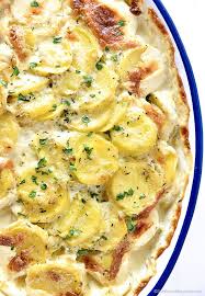 Best Scalloped Potatoes Recipe With Leeks Garlic And Thyme From Shewearsmanyhats Com Thyme Recipes Scalloped Potato Recipes Scalloped Potatoes