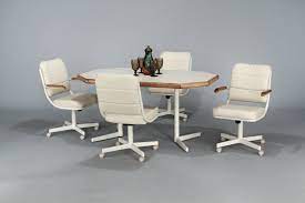 Wood folding chairs *see offer details. Image Gallery Kitchen Chairs Casters Dining Table Wheeled Extending House N Decor