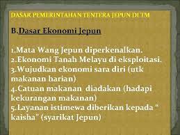 59 pendudukan jepun di negara kita telah meninggalkan kesan yang mendalam kepada penduduk tempatan. Bab 1 Tingkatan 3 Pendudukan Jepun Di Negara
