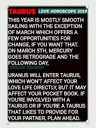 Taurus Love 2019 Taurus Zodiac Facts Horoscope Taurus Taurus Love
