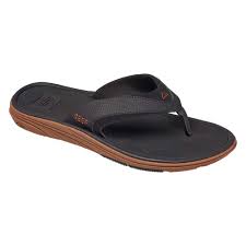 reef slippers size chart reef modern sandals black brown