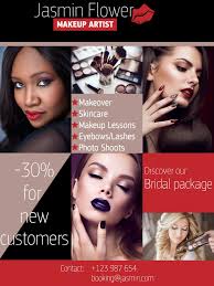 Makeup Artist I Design And Print Your Flyers Ask For Quote Here Https Yasmineyende Com Contact Us Yasm Makeup Artist Course Makeup Poster Beauty Business