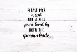 If the wedding features a religious ceremony, the couple's beliefs will determine which side of the family sits where. Pin On Unknown