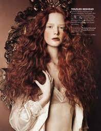 Alli Cripe Red Curly Hair High Fashion Hair Curly Hair Styles