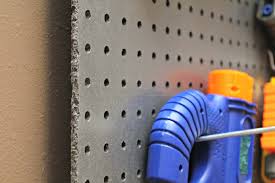 Mount the pegboard to the wall with mounting screws or anchors. How To Build A Nerf Gun Wall With Easy To Follow Instructions