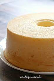 Mango Yogurt Chiffon Cake Recipe Chiffon Cake Cake Orange Chiffon Cake